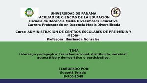 Liderazgo