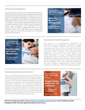 PM4DEV The Project Managment Processes Pages 10