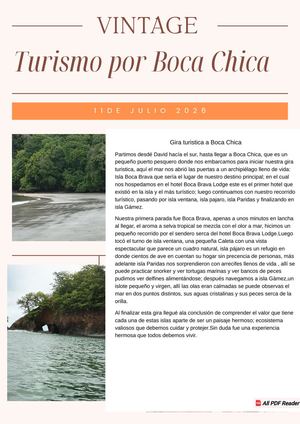 Turismo en Boca Chica