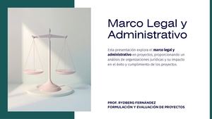 Unidad IV: Marco Legal y Administrativo