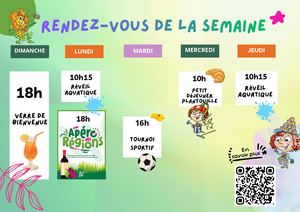 RDV semaine 11-19