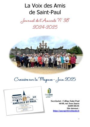 AMICALE SAINT PAUL JOURNAL 37