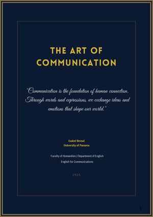 Magazine: The Art of Communication