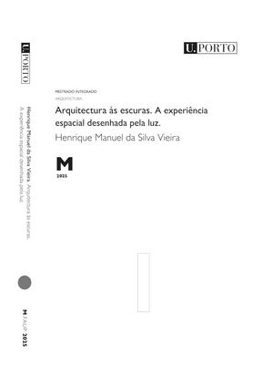Arquitectura às escuras - A experiência espacial desenhada pela luz