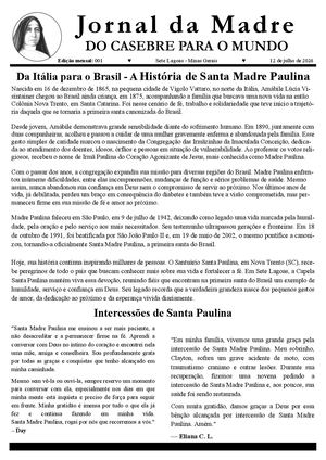 Jornal da Madre - Edição 001