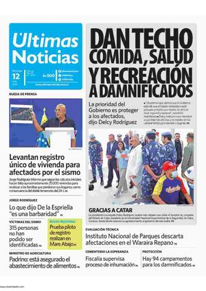 2026 07 12 Diario Ultimas Noticias Ve