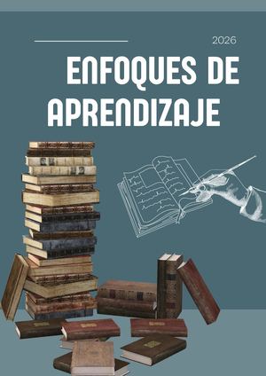 Cartilla Digital Enfoques De Aprendizaje