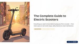 The Complete Guide To Electric Scooters