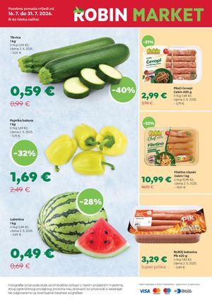 Katalog Robin marketa u srpnju