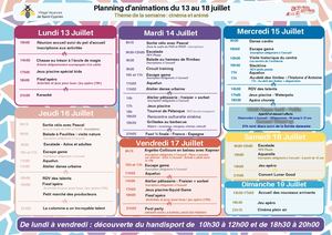 Du 13 Au 18 Juillet