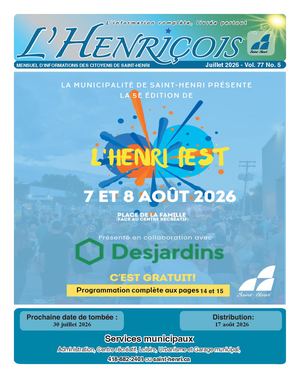 Henriçois Juillet 2026