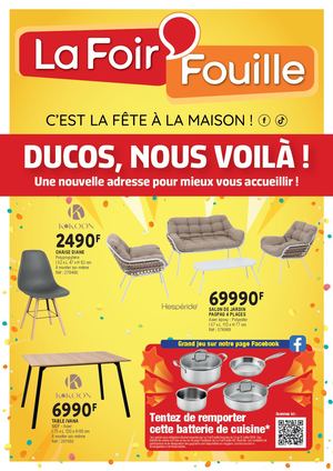 CATALOGUE OUVERTURE - LA FOIR'FOUILLE DUCOS