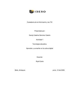 Ciudadanía De La Información Y Las Tic