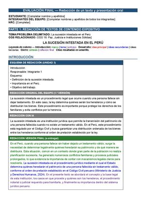 Comprension de textos