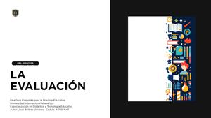 La Evaluación Educativa Integral