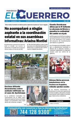 Lunes 13 de julio del 2026