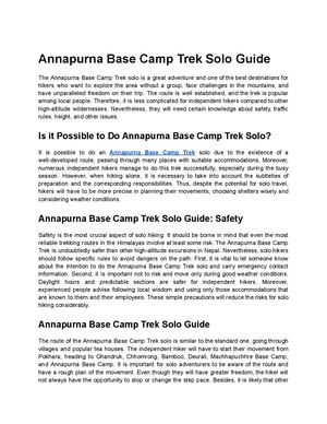 Annapurna Base Camp Trek Route Map (5)