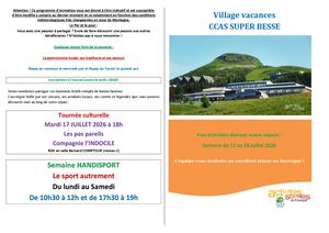 Planning Du 12 Au 18 Juillet 2026