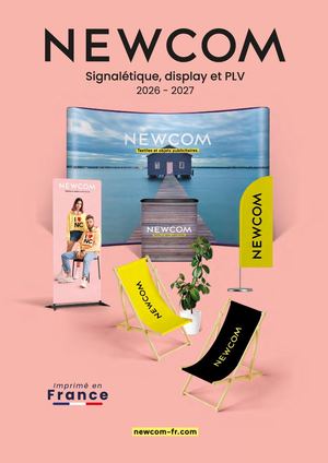 Catalogue Signalétique display 2026 Newcom