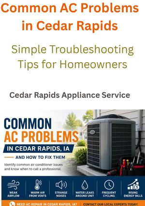 Common Ac Problems Cedar Rapids Homeowner Guide Pdf