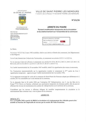 Arrete 151 26