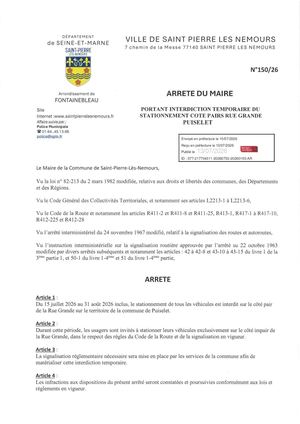 Arrete 2026150