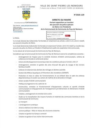 Arrete 2026 129