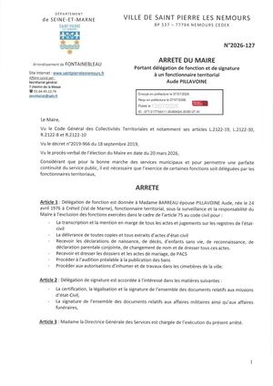 Arrete 2026 127