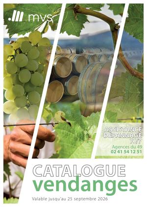 Mailing Vendanges 2026 Mvs