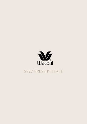Wacoal Ss2027 Lookbook