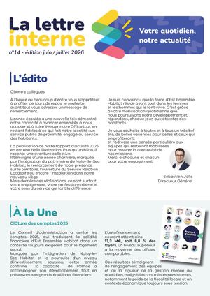 Vdef Lettre Interne N°14 Juin Juillet 2026