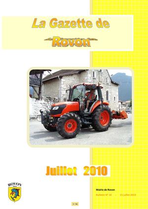 Gazette Juillet 2010