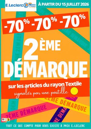 SOLDES, SOLDES, SOLDES : 2ÈME DÉMARQUE