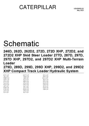 Caterpillar 299d2 Xhp Loader (DX9) Schematic PDF Manual