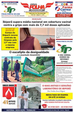 Folha Regional 08 De Julho 2026 Calameo Indesign