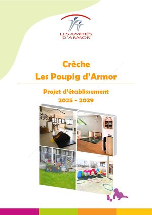 Projet d'établissement - Les Poupig D'Armor 2025-2029