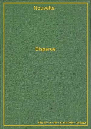 AN - Disparue