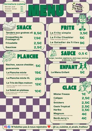 Carte Guinguette