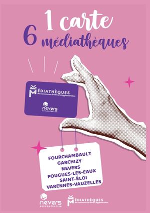Livret 1 carte - 6 médiathèques