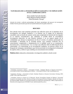 investigación