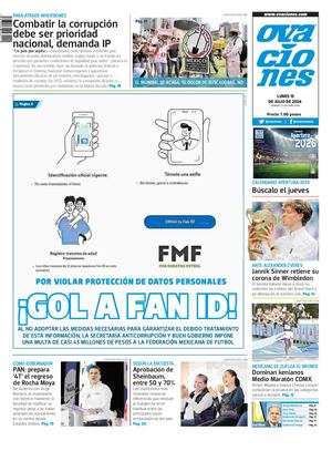 2026 07 13 Diario Ovaciones Mx