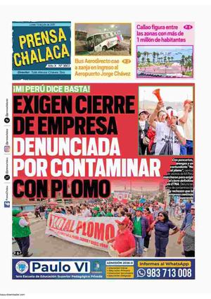 2026 07 13 Diario Prensa Chalaca