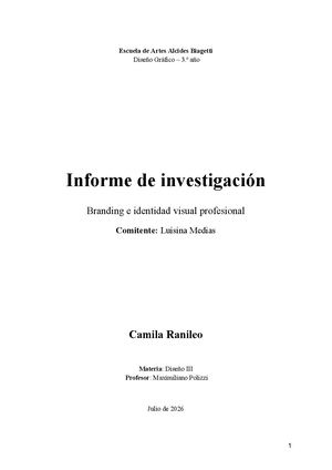 Informe De Investigación Luisina Medias Camila Ranileo Diseño Iii