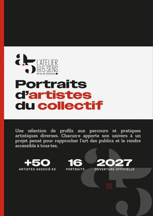 Plaquette Collectif Artistes Atelier Des 5 Sens