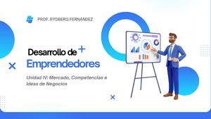 Desarrollo de Emprendedores Unidad IV Mercado y Estrategias