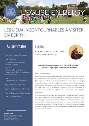 L'Église En Berry Juillet Août