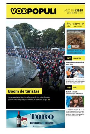 Tapa Vox Lunes 13 07 2026