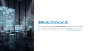 Automatizacion con IA | Vex Soluciones