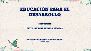 Educación Para El Desarrollo