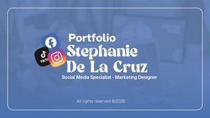 Stephanie De La Cruz Social Media Srategiest Portfolio